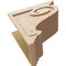 Ekena Millwork 11"W x 22"D x 22"H Classic Scroll Rough Cedar Woodgrain TimberThane Corbel, Primed Tan CORUR11X22X22SCRRCPR - alternate 4